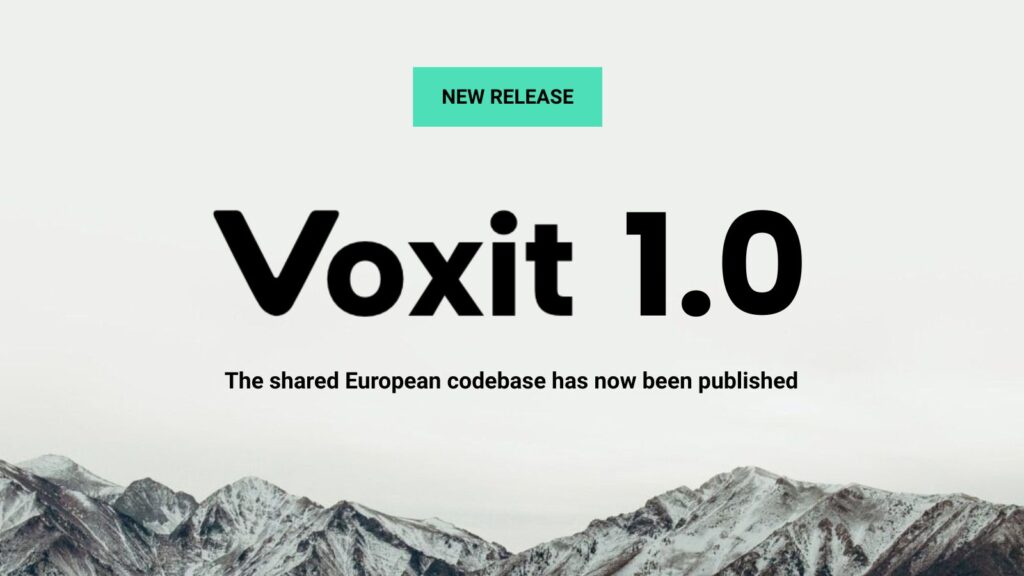 A result of joint effort Voxit 1.0